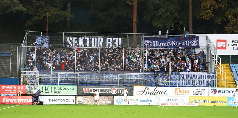 Fotbalisté Zlína (žluté derby ) v nedělním derby hostili sousední Slovácko