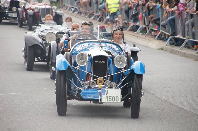 Start 49. ročník Barum Czech Rally. Bugatti