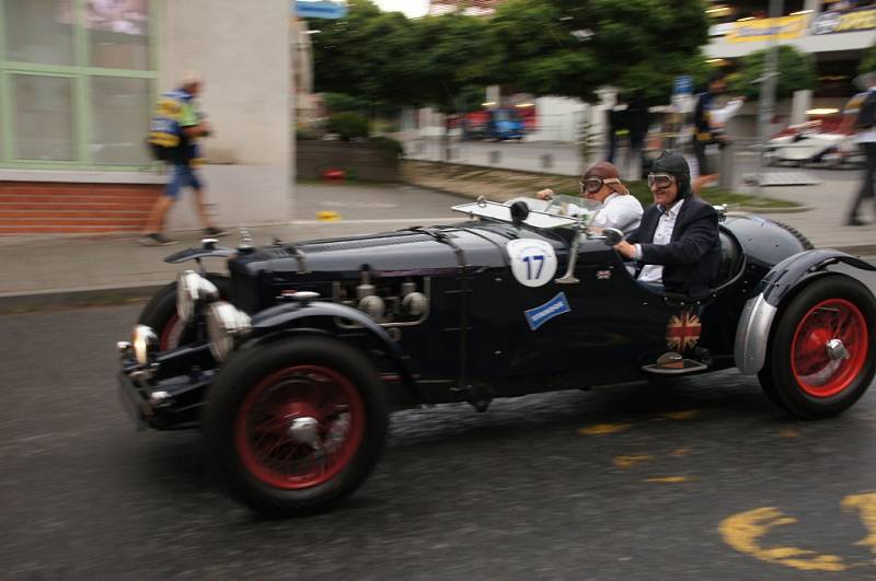 Start 49. ročník Barum Czech Rally. Bugatti