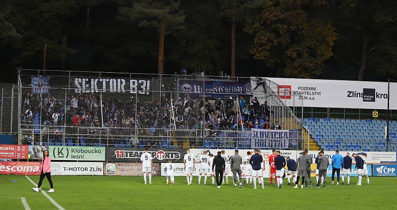 Fotbalisté Zlína (žluté derby ) v nedělním derby hostili sousední Slovácko