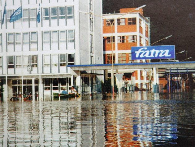 Napajedla - povodně v roce 1997