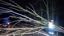 Následky silného větru ve Zlínském kraji v noci z 23. na 24. února 2020