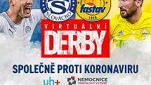 Fotbalové ligové kluby FC Fastav Zlín a 1. FC Slovácko se postavily na stejnou stranu barikády a společně uspořádají virtuální charitativní krajské derby, které se uskuteční v pátek 1. května od osmnácti hodin.