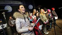 Česko zpívá koledy na náměstí Míru ve Zlíně