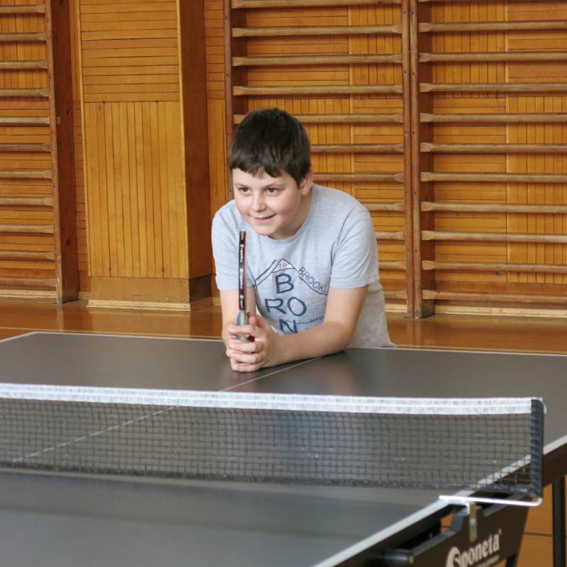 Ping pong na 11. ZŠ - mladší děti