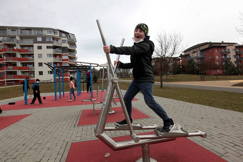 Workoutová hřiště ve Zlíně, březen 2021