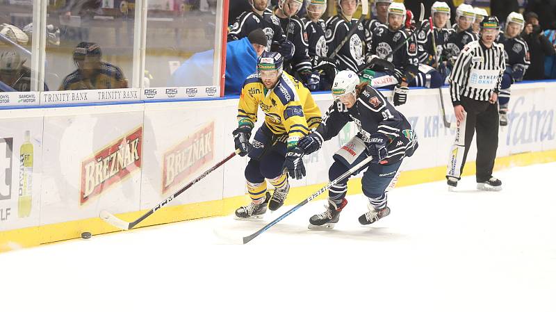 Hokejisté Zlína se potřetí v sezoně utkali s Kolínem.