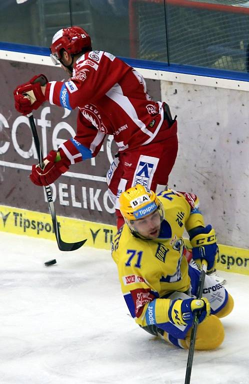 PSG Zlín - HC Oceláři Třinec. 