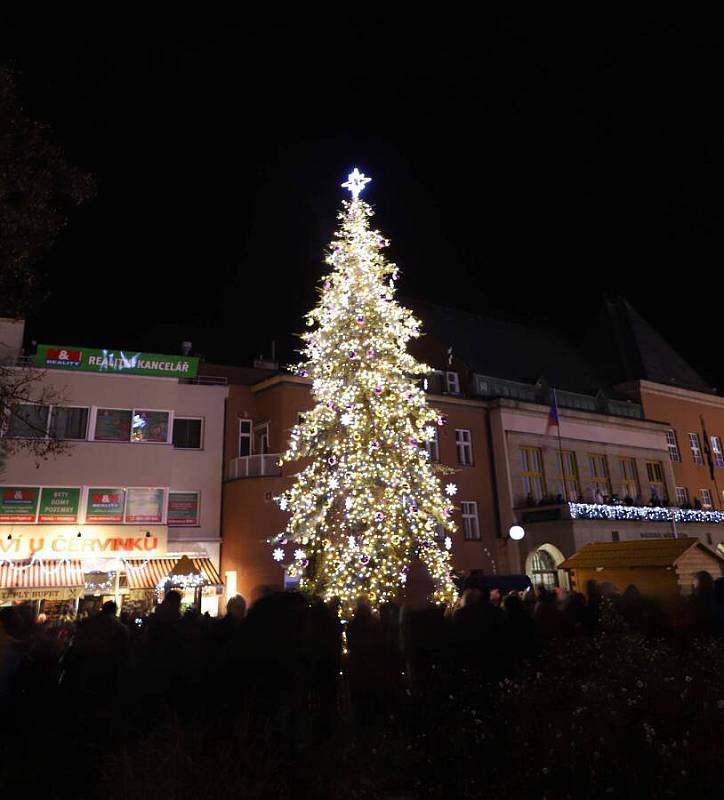 Rozsvícení vánočního stromu ve Zlíně, 1.12.2019