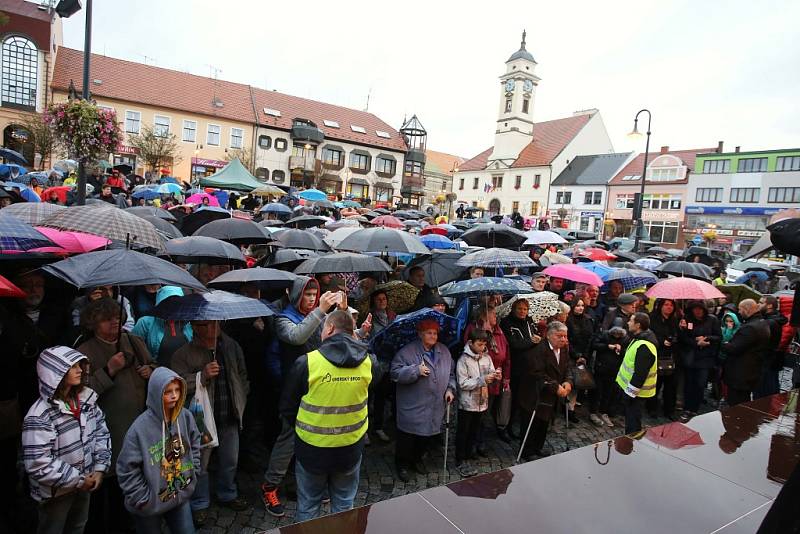 Návštěva prezidenta Miloše Zemana ve Zlínském kraji.