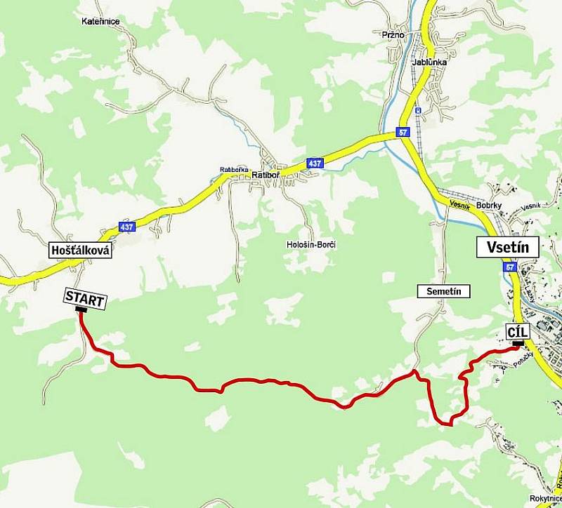 11. a 14. RZ SEMETÍN (11,71 km) - v neděli v 9.31 a 13.30 hodin