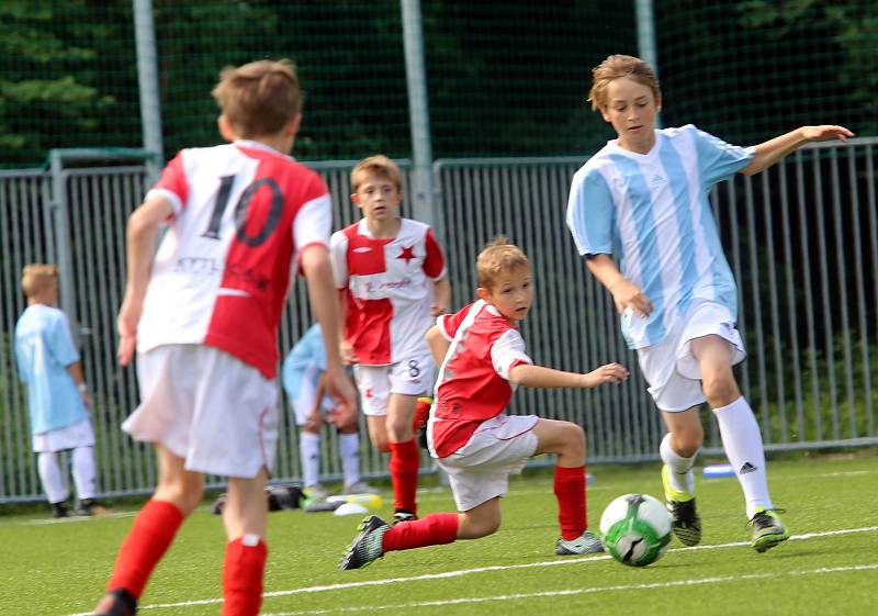 Fotbal McDonlads Cup. Krajské kolo Vršava Zlín. ZŠ Slovan Kroměříž (červeno bílý) - ZŠ Komenského Zlín staršíí