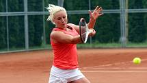 VII. ročník mezinárodního tenisového turnaje ITF žen. Tenisový areál Zlín- Vršava. Na snímku Katarzyna Kawa z Polska.