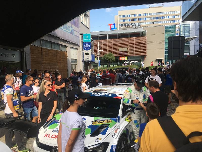 Start 49. ročník Barum Czech Rally.