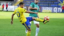 Fotbalisté Zlína (ve žlutých dresech) v 11. kole FORTUNA:LIGY hostili Jablonec.