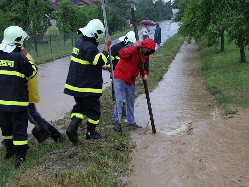 Zlínsko zasáhly vydatné deště