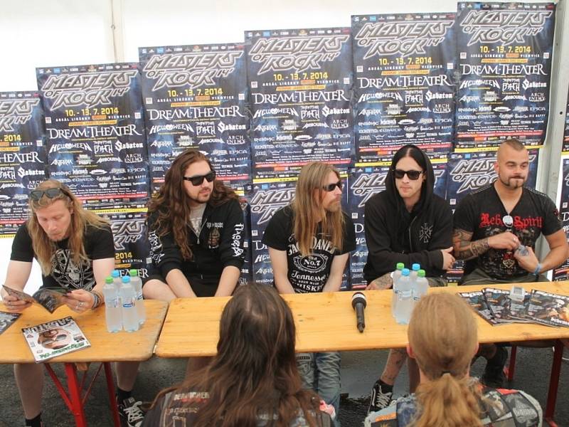 Masters of Rock: tisková konference švédských Sabaton