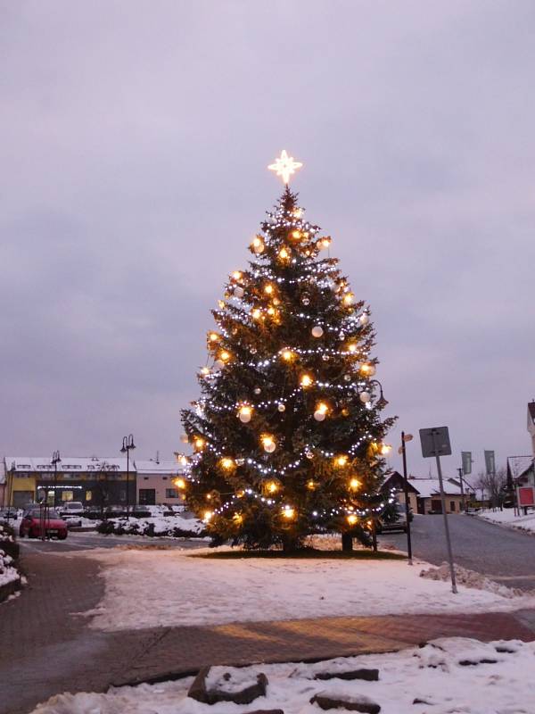 Vánoční strom Slavičín