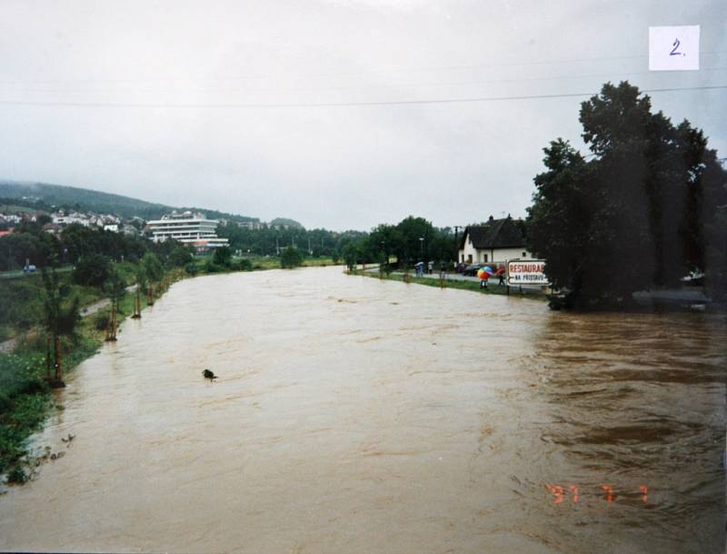 Povodně ve Zlíně v roce 1997