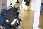 Taktické cvičení jednotek požární ochrany v Domově pokojného stáří.