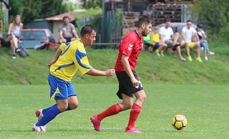 Fotbalisté Příluk ve svém druhém domácím zápase I. B třídy skupiny A nezvládli první poločas duelu s rezervou Brumov a prohráli 1:3.