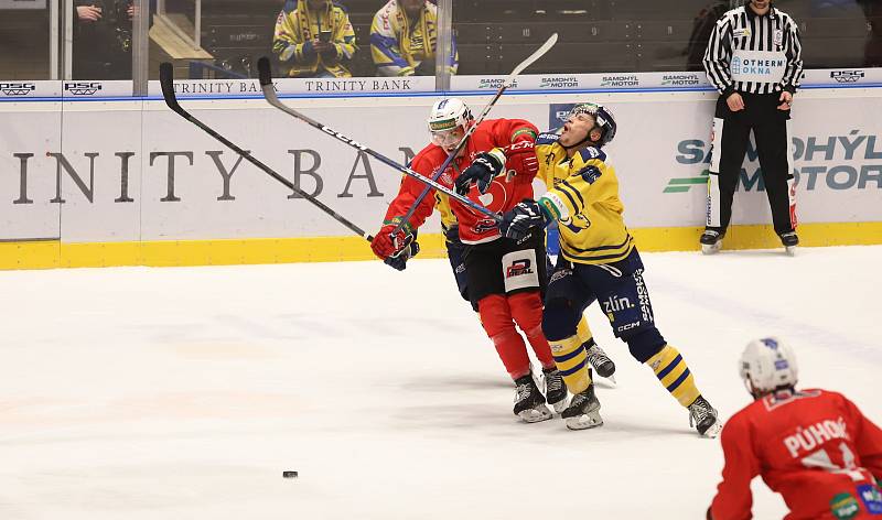 Hokejisté Zlína nestačili na Pardubice B 2:3.