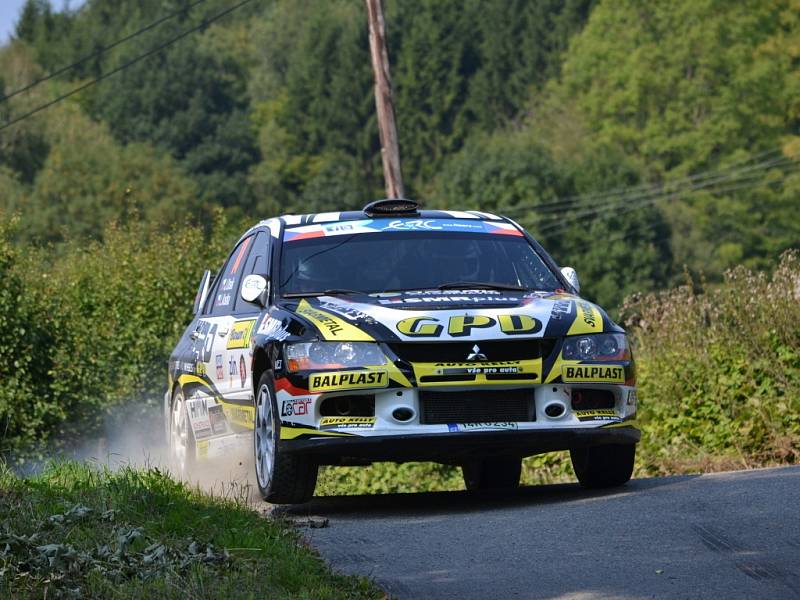 Barum Rally: Průjezd 3 RZ Troják. Na snímku Jaroslav Orsák