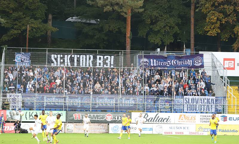 Fotbalisté Zlína (žluté derby ) v nedělním derby hostili sousední Slovácko