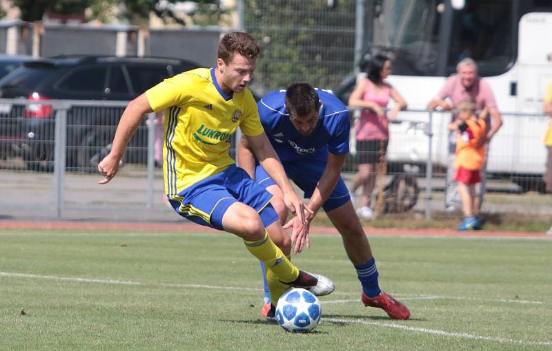 Fotbalisté Zlína B v úvodním zápase třetí ligy prohráli na hřišti Uničova 2:4. Foto: pro Deník/Jan Zahnaš