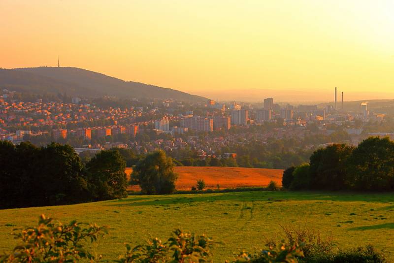 Pohledy na Zlín i přírodu.