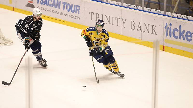 Hokejisté Zlína se potřetí v sezoně utkali s Kolínem.