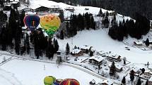 6. Hanneshof Balloon Trophy Filzmoos 2015  Mezinárodní setkání balonářů v v Alpách v Rakousku.  Start z městečka Filzmoos.