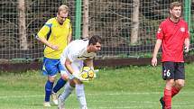 Fotbalisté Příluk ve svém druhém domácím zápase I. B třídy skupiny A nezvládli první poločas duelu s rezervou Brumov a prohráli 1:3.