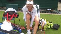 Renata Voráčová na Wimbledonu