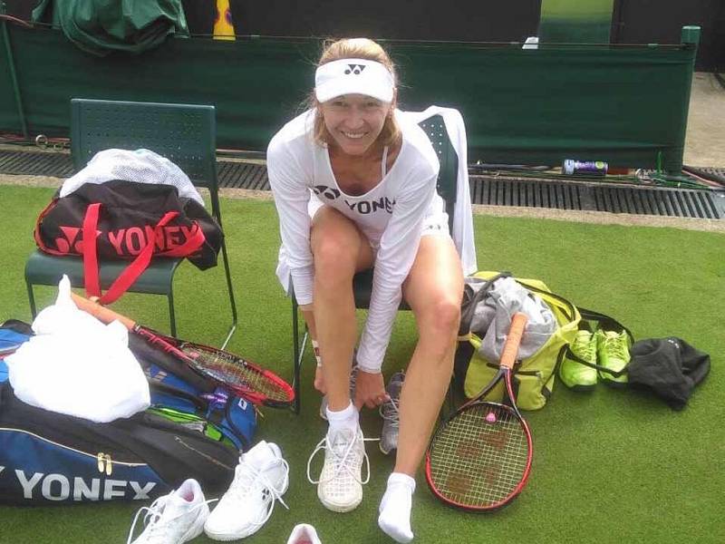 Renata Voráčová na Wimbledonu