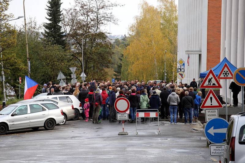 Den otevřených dveří v památníku Tomáše Baťi ve Zlíně.