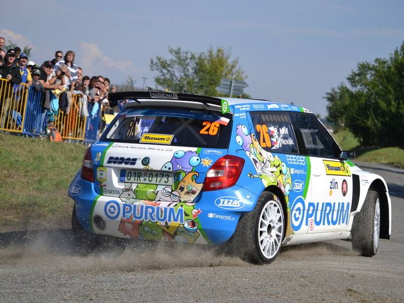 Poslední možnost vyladit svůj vůz před slavnostním startem 43. ročníku Barum Czech Rally Zlín využila v pátek dopoledne na shakedownu Hvozná většina posádek