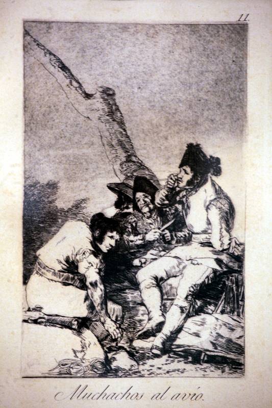 Výstava Francisco Goya. Krajská galerie výtvarného umění. Caprichos - Rozmary (1793 – 1799) Z cyklu 80 grafických listů Francisca Goyi