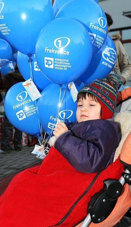 Přejeme si. Vypouštění balónků s dopisy pro Ježíška ve Fryštáku