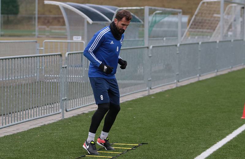 Zahájení zimní přípravy fotbalistů Zlína na Vršavě