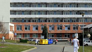 Krajská nemocnice T. Bati ve Zlíně, budova interny. Ilustrační foto