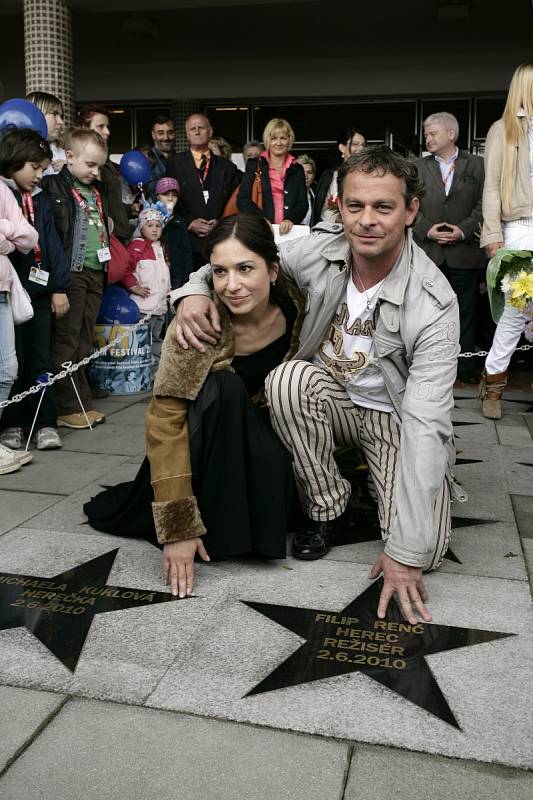 Michaela Kuklová a Filip Renč v roce 2010.