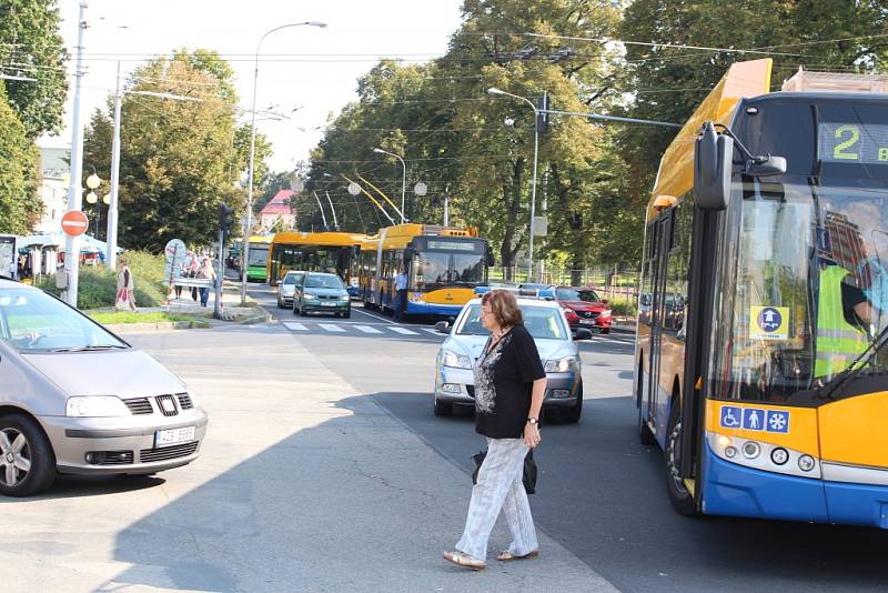 Trolejbus ve Zlíně ve středu zkomplikoval dopravu