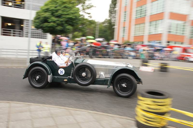 Start 49. ročník Barum Czech Rally. Bugatti