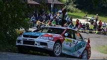 Barum Rally: Průjezd 3 RZ Troják. Na snímku Černý