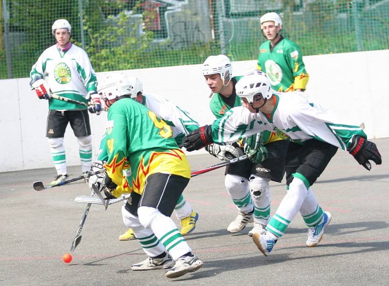 Národní liga v hokejbalu, 5. čtvrtfinále play off, Malenovice - Sudoměřice