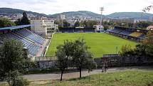 Fotbalový stadion Letná ve Zlíně.