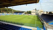 Fotbalový stadion Letná ve Zlíně.