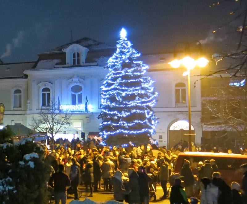 Vánoční strom Valašské Klobouky