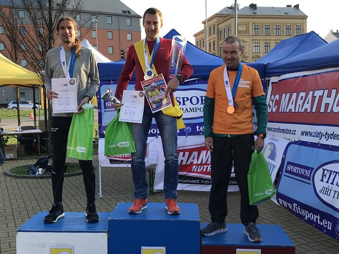 Ondřej Velička na mistrovství republiky z běhu na 100 kilometrů 2019